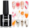 TOMICCA Clear Blooming Gel Nail Polish,Soak Off UV LED Blossom Gel Nail Polish for Spreading Effect,Nail Painting, Marble,Natural Stone,Watercolor Blooming Gel Polish Nail Art Design Manicure