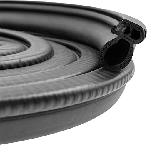 Car Door Rubber Seal Strip Trim Seal with Side Bulb for Cars, Boats, RVs, Trucks, and Home Applications, Car Weather Stripping (10m)