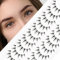 EMEDA Faux cils Manga 10 paires Cils Anime Naturelle Faux Cils Manga Japonais pour Cosplay Manga Fake Lashes Spicky strip eyelashes (Manga 12)