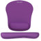 TECKNET Mauspad mit Handauflage, Gelkissen Mousepad und Ergonomische Memory Foam Tastatur Handgelenkauflage Set, Wasserdicht Mausunterlage für Computer und Laptop, Lila