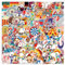 100Pcs Circus Stickers for Kids Teens Boys Girls Gift,Circus Troup Stickers Pack for Laptop,Skateboard Luggage Car Bike Cup Computer Water Bottle Decor,Aesthetic Vinyl Waterproof Sticker Decal