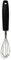 Fackelmann INITIAL Mini Egg Whisk, Stainless Steel, Plastic Handle, Small Balloon Wire Whisk, Whipping & Beating Cream, Manual Coffee Whisk, Baking Beating & Stirring, 22cm