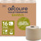 oecolife Toilettenpapier BAMBUS, 3-lagig, 16x150 Blatt, superweich, veganes Produkt, WC Papier, nachhaltiges Klopapier, Verpackung mit 60% PCR-Anteil