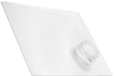 QQZ 239061 Replacement RV Screen Door Slider Panel with Push-Down Knob Opener -White