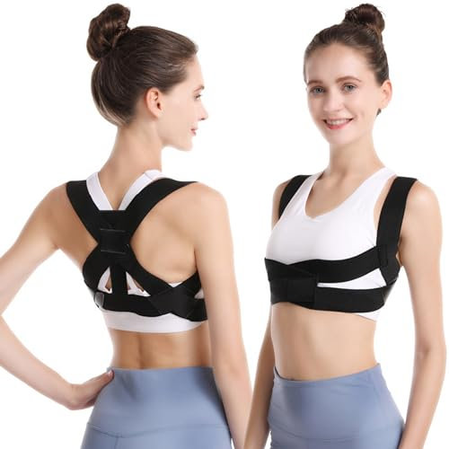 Befada Haltungskorrektur - Rücken Geradehalter - Adjustable Rückengurt - Rückenstütze - Männer und Frauen (S)