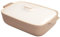 jinsongdafa Porcelain Casserole Dish with Glass Lid and bracket, Serving Soup Tureen,Chafing Dish for Buffet, Food preserve Tray, Catering Casserole for Party Style, Brown 1600 ML