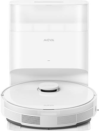 Dreame Mova S10 Plus, robot aspirateur et balai à vadrouille à vide automatique, mains libres jusqu'à 90 jours, aspiration 7000 Pa, vadrouille VibroTurbo, reconnaissance des tapis, balai à levage