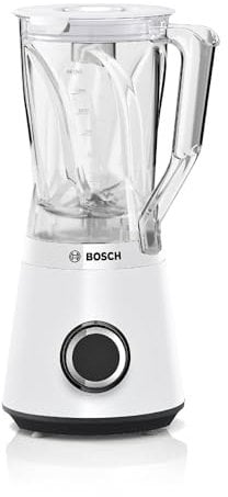 Blender VitaPower - BOSCH - MMB6141W - 1200 W - 30000 trs/min - 2 vitesses + turbo - Bol 2 L - 4 lames amovibles - Blanc
