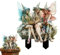 Fee Statue Gartendeko Ornament Miniatur Feen Figuren Blumentopf Pfähle Aus Acryl, Elfen Gartenfiguren Blumentopf Dekoration Für Drinnen Und Draußen, Dekorative Gartenkunst