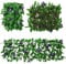 Mur Végétal Brise-Vue Mur Verdure Balcon Clôture de Jardin,40 x 20 cm,Panneaux de Treillis de Jardin Extensibles，Décoration de Fond pour Jardin et Cour