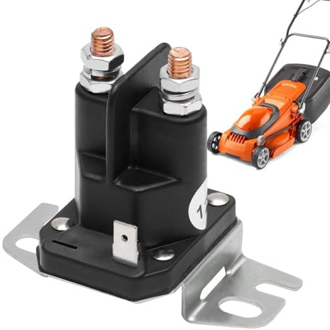 Duroecsain Rasenmager -Startermagneten, Rasenmäherrelais - 12 V Grasschneider -Relais,Mähmaschinenzubehör, Gras -Trimmer -Gartentraktor -Teil