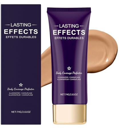 All Over Complexion Perfector, Wasserfest Bein-Make-up Concealer, Wischfest Tattoo Abdeckung Creme, Langanhaltend & Schweißfest Body Coverage Foundation, Körper Make Up Abdeckcreme für Krampfadern