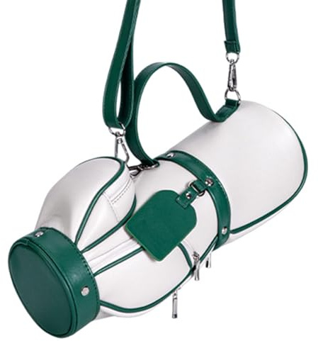 Golftasche Damen - Süßes T-Etui Leichte PU Leder Tasche Stilvolle Tasche Kompakter Schulterträger | Multifunktionales Outdoor Golftrainingszubehör für Herren Damen Sportpraxis