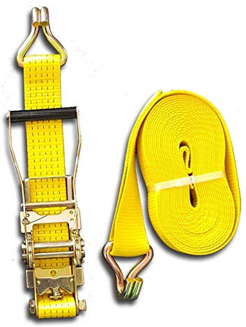 Spanngurt 5to 30m 50 mm/Basis-Ratsche EN 12195-2 2500/5000 daN Gelb Made in Germany