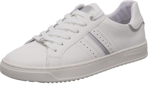 TOM TAILOR 5390470040 White Damen Sneaker Low Synthetik Weiß Weiß