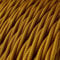 DC VOLTAGE 3 Core Twisted Gold Cable | 5 Meter Antique Electrical Cable | 3 Conductor Gold Lighting Cable Lamp Wire for DIY Projects and Pendant Lightning
