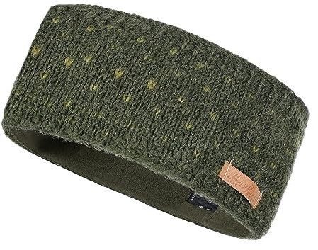 McRon Damen Gefüttertes Stirnband Modell Nadja Grün 5444