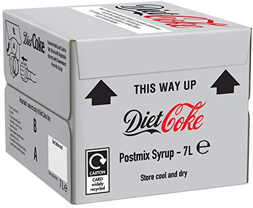 Coca Cola Diet Coke Bag in Box Postmix Syrup - 1x7ltr