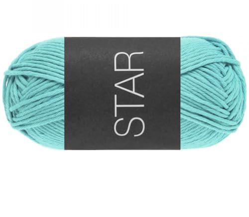 LANA GROSSA Star | Topflappen-Baumwolle | Handstrickgarn aus 100% Baumwolle | 50g Wolle zum Stricken & Häkeln | 90m Garn FB72