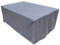 Kaufpirat Premium Abdeckplane 150x90x75 cm Essbank Sitzbank Holzbank Gartenmöbel Gartentisch Hülle Abdeckung Haube Schutzhülle Abdeckhaube 900 D, 500 g/m², 6.000 mm Wasserbeständigkeit Anthrazit