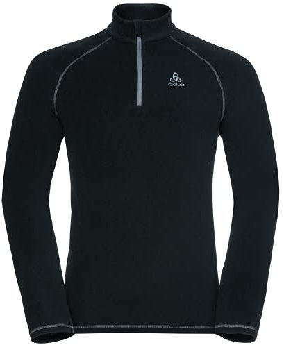 Odlo Fleecepullover Herren Rigi I Midlayer mit Halbreißverschluss I Langarm Wandershirt