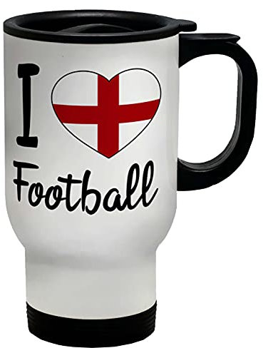 Shopagift I Love Football - England Travel Mug Cup