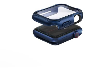 Capa iPhone Watch Series 4 E 5 E 6 E Se 40Mm Uniq Torres Silicone Azul