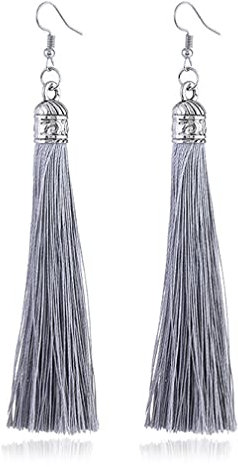 YAZILIND Quaste Ohrringe Bohemian Ethnic Style Angelhaken Ohrhänger