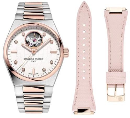 Frédérique Constant Damen Automatik Analog Armbanduhr Highlife Heart Beat Swiss Made