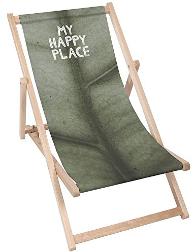 DreamRoots Liegestuhl klappbar Holz, Buchenholz bis zu 130 kg, Sonnenliege klappbar mit 3-stufiger Neigungsregulierung der Rückenlehne, Strandstuhl Holz mit waschbare 100% Polyester, Liegestuhl Holz