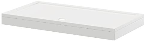 Wholesale Domestic Pearlstone 1500mm x 800mm x 40mm Rectangular Shower Tray and Plinth