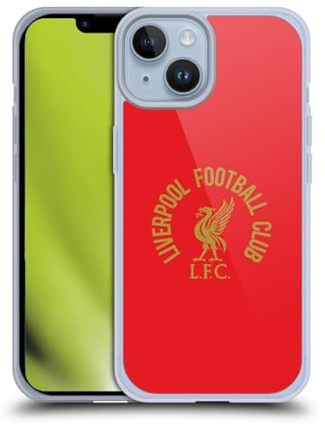 Head Case Designs Offizielle Liverpool Football Club LFC Gold Und Rot Liver Bird Soft Gel Handyhülle Hülle kompatibel mit Apple iPhone 14
