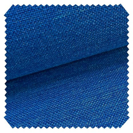 novely® SORAYA SUN CONTROL B04 UV++ - Sanitized® Olefin Outdoor-Stoff - Wetterfester Möbelstoff - Mélange Polsterstoff - Pflegeleichte Meterware 1 lfm | Farbe: 21 Blau