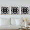 3 Stück Holzornamente Wandornamente, Wandbild Wanddeko Aus Holz Geschnitzt Ornament Zum Wand Deko Ornament Vintage Wandbild Aus Holz - Landhaus Fensterdeko Wandbehang Für Möbel Wanddeko (30*30cm) ( Co