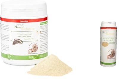 Cadoc - Nature Exclusive Grünlippmuschel Pulver, 500 g (1er Pack) & - Nature Exclusive Bio-Aktives Kollagen
