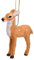 NLDGR Plüschtier-Weihnachtsschmuck, Kunstfell-Hängeornament, Rustikale Waldeule, Eichhörnchen, Waschbär, Hirsch, Igel, Weihnachtsfilzanhänger für Weihnachtsbaum, Schlüsselbund, Rucksackdekoration(E)