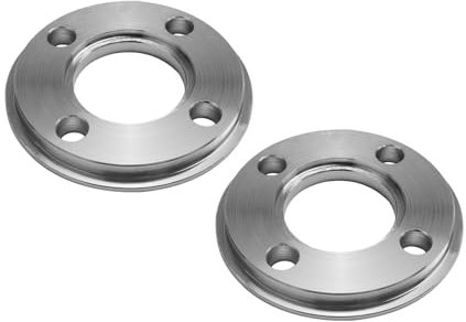 RMSPO for Makita 321492-3 Template Guide Adapter Compatible Whit Makita Router Templates 3606, 3608B, 3612B, 3612BR, 3620, M361（2 PCS）, Silver