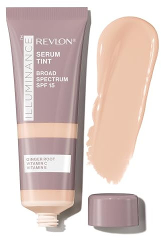 Revlon Illuminance Tinted Serum, Dreifach-Hyaluronsäure, gleicht den Hautton aus, hellt und spendet Feuchtigkeit den ganzen Tag, LSF 15, 113 Ivory Beige, 28 ml