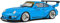 Solido RWB Bodykit Shingen (blau) – Hochwertiges Diecast Modellauto im Maßstab 1:18, spektakuläres Widebody-Tuning für Sammler & JDM-Fans