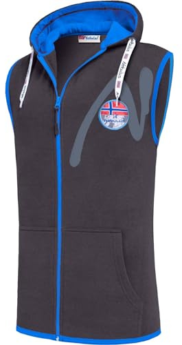 Nebulus Herren Weste NORVI, leichte Kapuzenweste, armellose Jacke