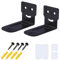 Alyphyly Support de barre de son réglable, supports muraux universels pour barre de son, fonctionne avec la plupart des supports de barre de son, longueur réglable de 8,6 à 13,2 cm, support de montage