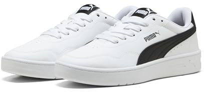 PUMA Court Lally, Scarpe da Ginnastica Donna, White Black, 38.5 EU