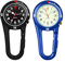 Taschenuhr Mit Karabiner,2 Stücke Krankenschwester Uhr,Taschenuhr Schlüsselbund,Karabiner Uhr Für Damen,Doktorkrankenschwester,Herren(Blau,Schwarz)