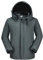 OutPro Herren Skijacke Vielseitige Winterjacke Warme Fleecejacke - Wasserdicht, winddicht, Perfekt für Outdoor-Aktivitäten und Winterwanderungen Grau,M