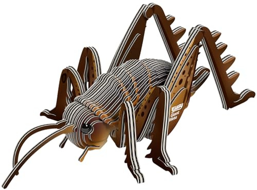 EUGY 3D-Puzzle Heuschrecke - Karton Bastelset Tiere