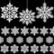 Becellen 24 Pezzi Fiocchi di Neve Natalizie, Carta Brillantini Decorazioni Natale Inverno Fiocchi di Neve Appendere Addobbi Ornamenti per Albero di Natale