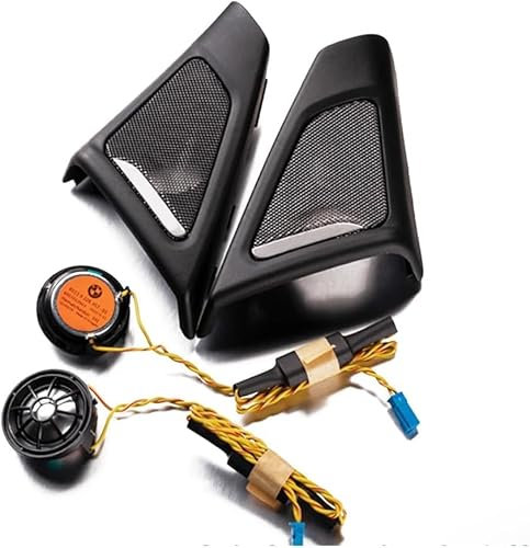 Car Front Door Speakers Tweeter Fit for BMW 5 Series F10 F11 2010-2017, with Speaker Cover,Car Audio Speakers
