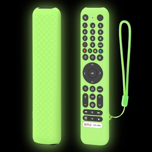 BoerHang Funda Compatible con TCL RC716/TCL RC833, Cubierta Protectora de Silicona Antigolpes y Anticaídas [Posición Precisa del Orificio].Verde Luminoso
