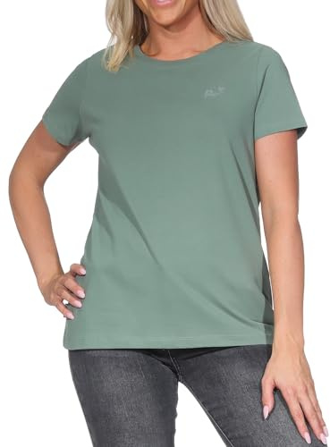 Ragwear Damen T-Shirt Kurzarmshirt Rundhals Adori Love