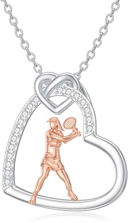 PROESS Kunst Sport Halskette 925 Sterling Silber Musik/Malpalette/Ballerina/Geigen/Klavier/Volleyball Anhänger Kette Schmuck Geburtstag Geschenke für Damen Mädchen Mutter Tochter